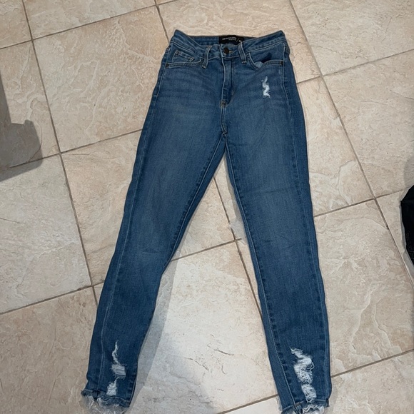 Just Black Denim - JUST BLACK size 25 straight jeans